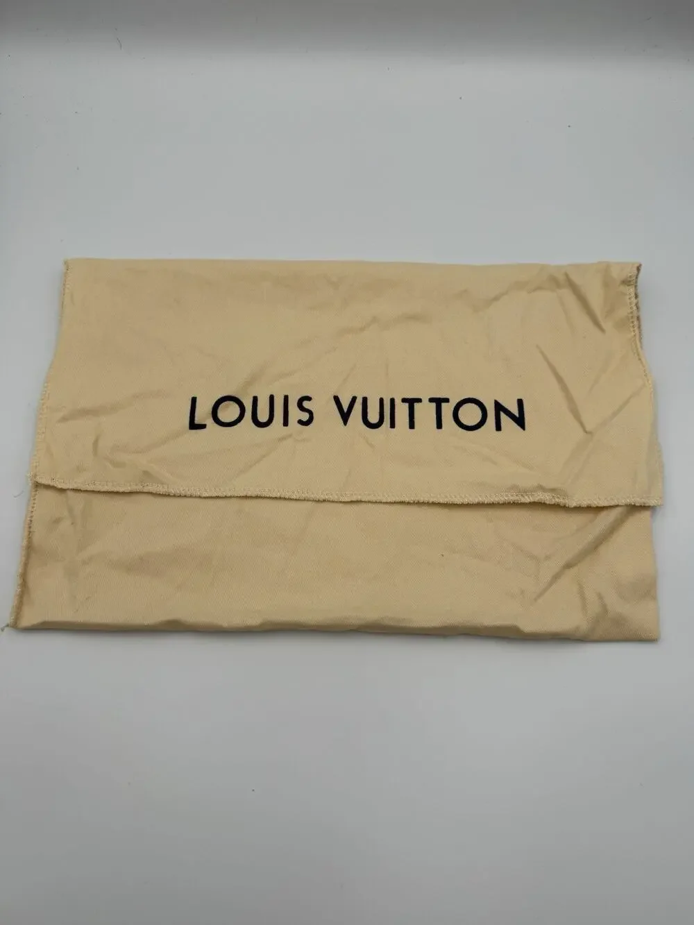 Authentic Louis Vuitton Large Envelope Dust Bag Pouch 13.5” x 8,5”